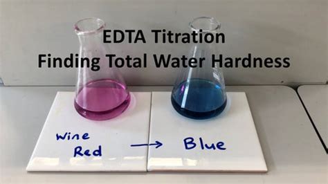 drinking water testing for hardness|methods to determine water hardness.